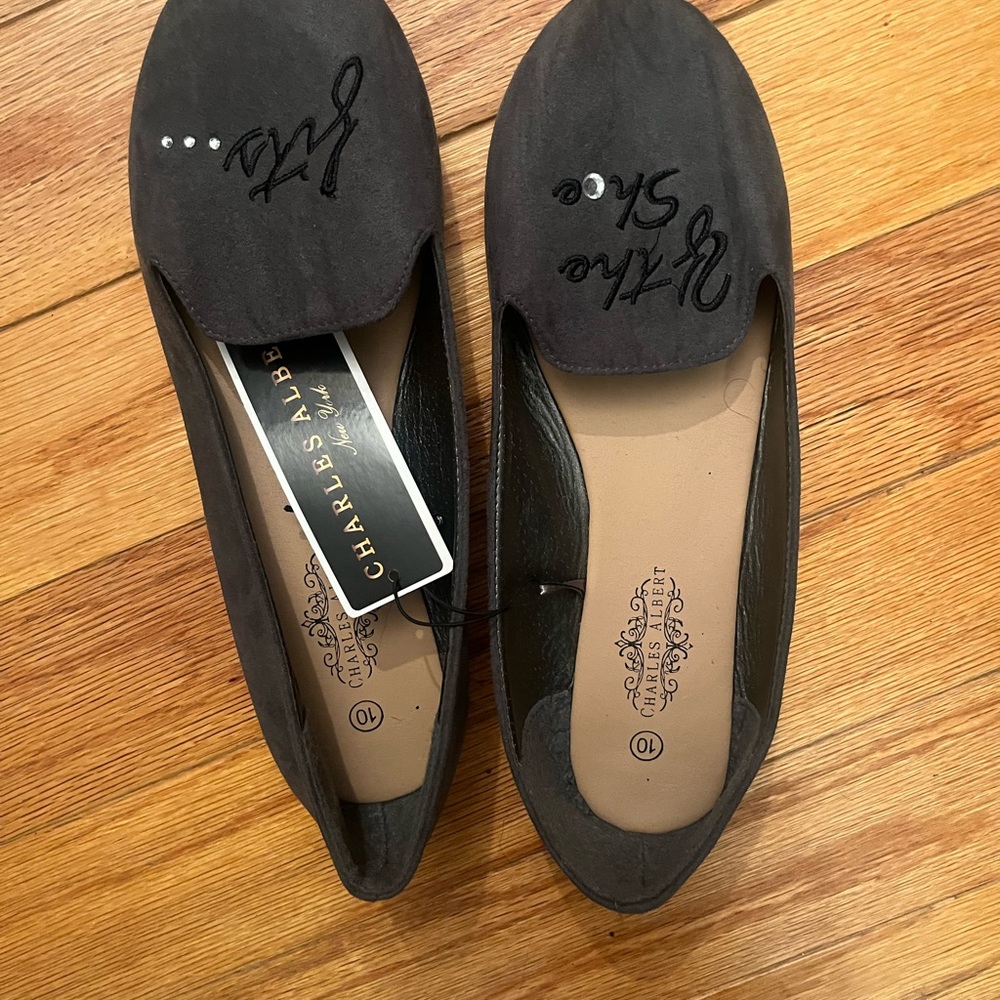 Grey flats
